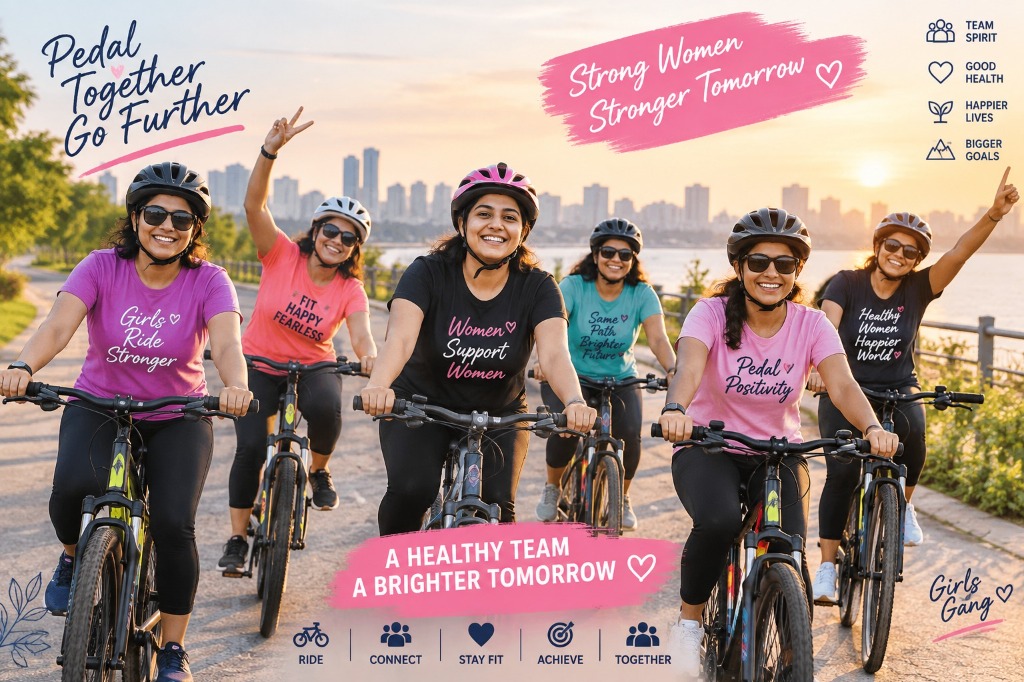 Hum Makerz Cycling Initiative - Pedal Together Go Further