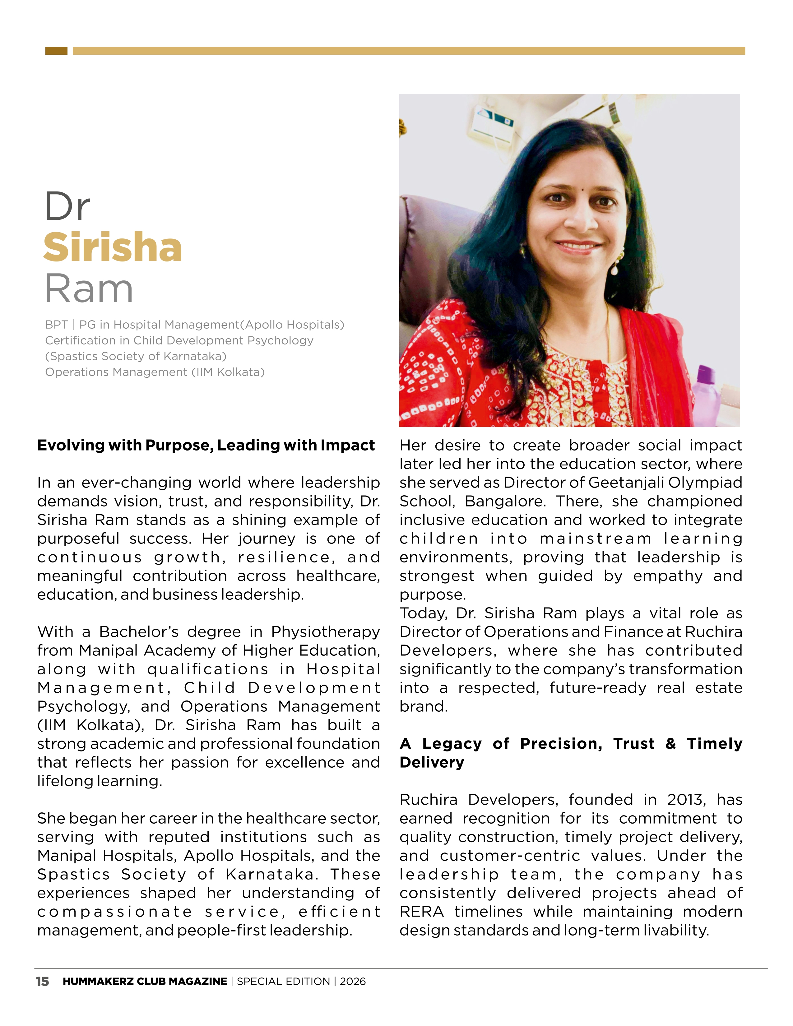 Initiatives Magazine Page 2