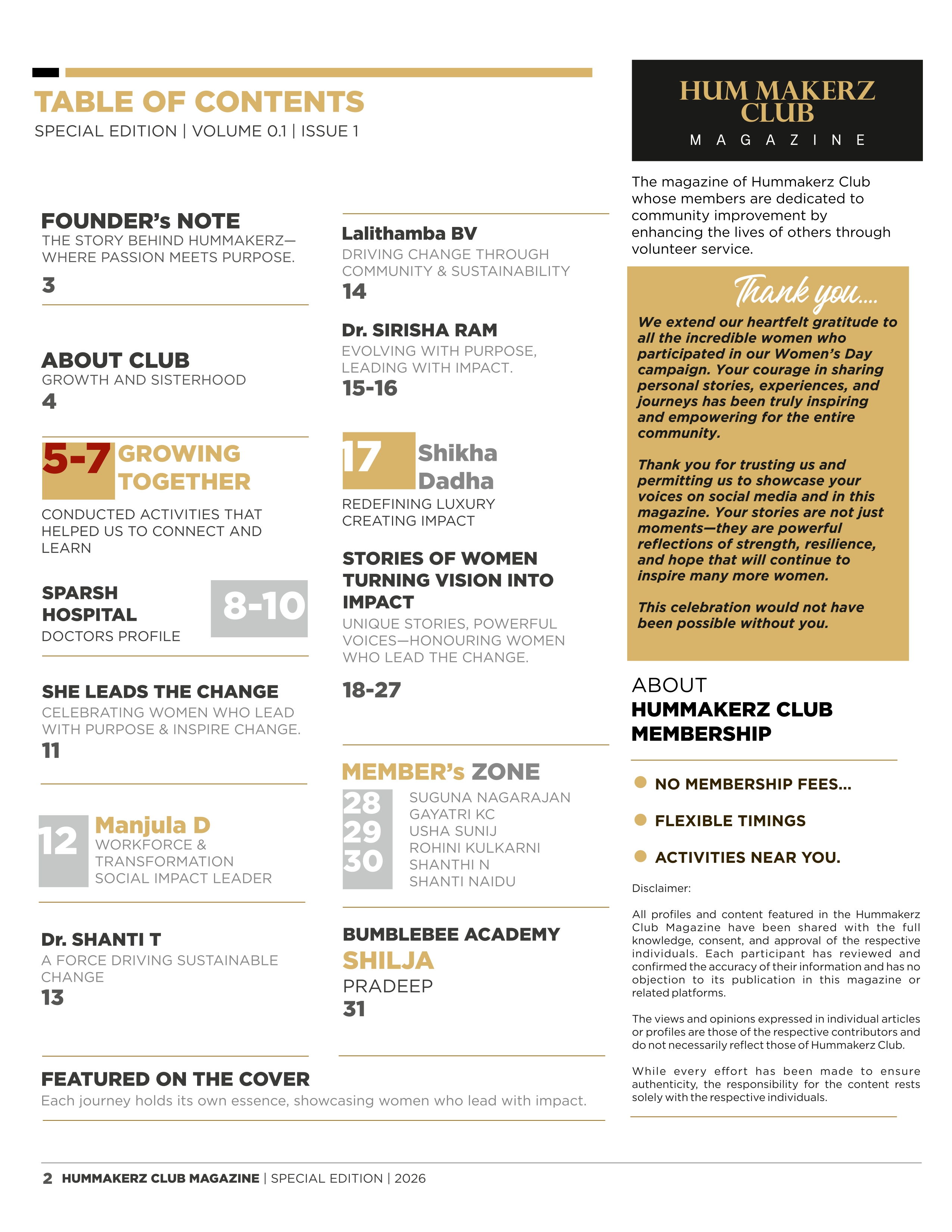 Rise & Shine Magazine Page 3